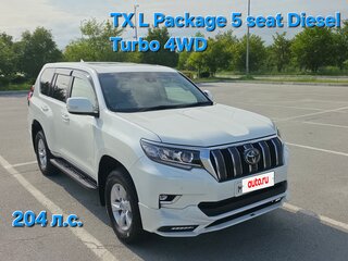 2021 Toyota Land Cruiser Prado 150 Series Рестайлинг 3, белый, 5450000 рублей, вид 1