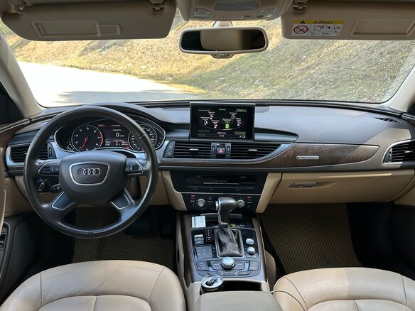 2013 Audi A6 IV (C7), чёрный - вид 5