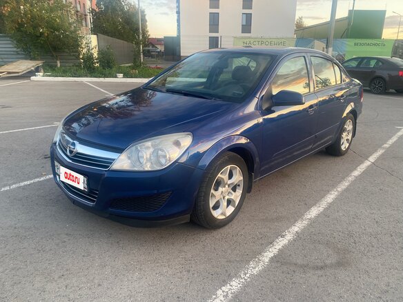 2008 Opel Astra H Рестайлинг, синий, 370000 рублей