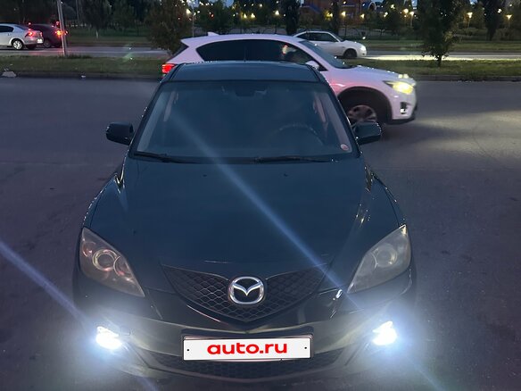 2006 Mazda 3 I (BK) Рестайлинг, чёрный, 320000 рублей - вид 2