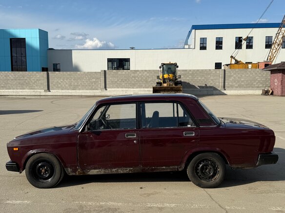 2008 Lada (ВАЗ) 2107, пурпурный, 85000 рублей - вид 6