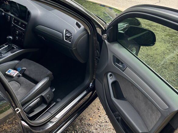 2014 Audi A4 IV (B8) Рестайлинг, чёрный, 1350000 рублей - вид 12