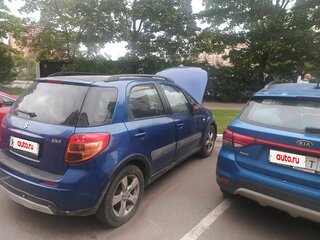 2012 Suzuki SX4 I (Classic) Рестайлинг, синий, 380000 рублей, вид 4