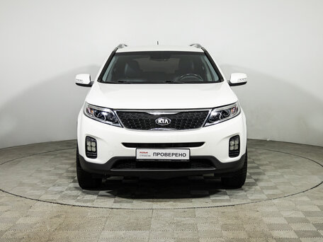2013 Kia Sorento II Рестайлинг, белый, 1499585 рублей, вид 2
