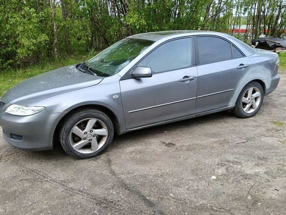 2003 Mazda 6 I (GG), серый, 350000 рублей - вид 4
