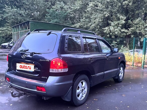 2004 Hyundai Santa Fe I, синий, 1150000 рублей - вид 2