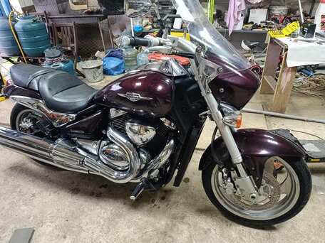 2010 Suzuki Boulevard M90, фиолетовый, 650000 рублей, вид 1