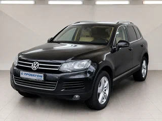 2011 Volkswagen Touareg II, чёрный, 1535000 рублей, вид 1