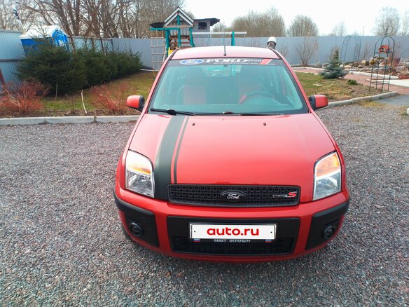2008 Ford Fusion I Рестайлинг, красный, 370000 рублей - вид 3
