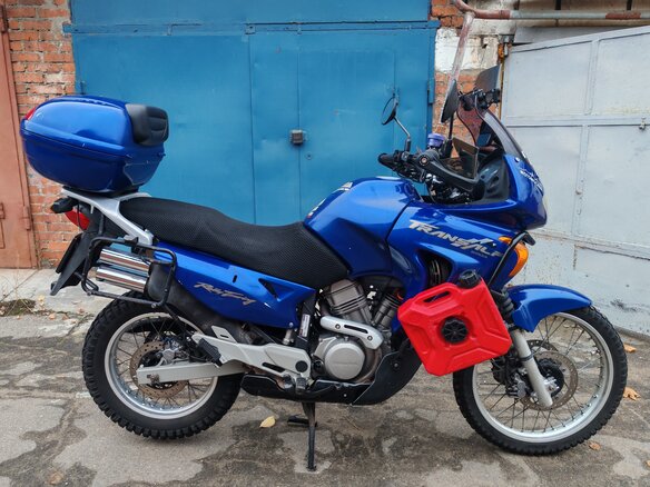 2001 Honda XL650V Transalp, синий, 450000 рублей - вид 20