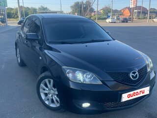 2006 Mazda 3 I (BK) Рестайлинг, чёрный, 425000 рублей, вид 2