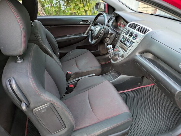 2004 Honda Civic VII Рестайлинг, красный, 380000 рублей - вид 10
