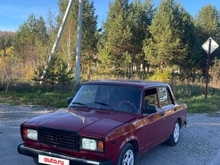 2002 Lada (ВАЗ) 2107, красный, 65000 рублей, вид 1