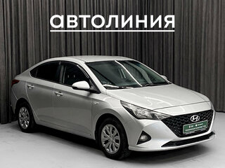 2021 Hyundai Solaris II Рестайлинг, серый, 1390000 рублей, вид 2