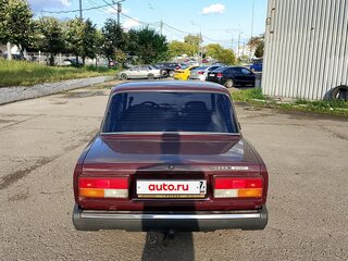 2006 Lada (ВАЗ) 2107, пурпурный, 210000 рублей, вид 5