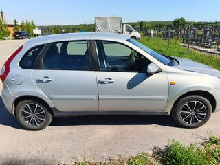 2013 Lada (ВАЗ) Kalina II, серебристый, 410000 рублей, вид 3