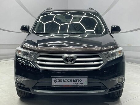 2011 Toyota Highlander II (XU40) Рестайлинг, чёрный, 1819000 рублей, вид 2