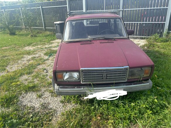 2000 Lada (ВАЗ) 2107, пурпурный, 100000 рублей