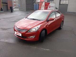 2015 Hyundai Solaris I Рестайлинг, красный, 860000 рублей, вид 2