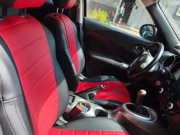2014 Nissan Juke I, красный, 1250000 рублей - вид 12