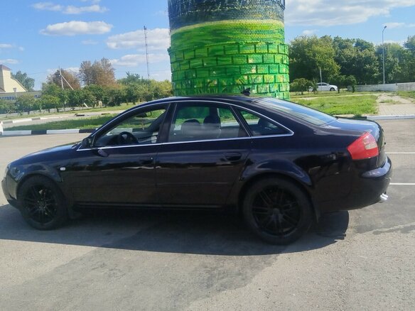 2002 Audi A6 II (C5) Рестайлинг, чёрный - вид 4