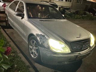 2002 Mercedes-Benz S-Класс 500 Long IV (W220), серый, 300000 рублей, вид 2