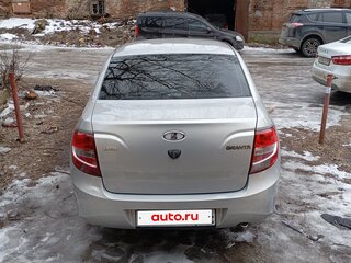 2017 Lada (ВАЗ) Granta I, серебристый, 470000 рублей, вид 4
