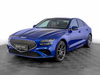 2022 Genesis G70 I Рестайлинг, синий, 3000000 рублей, вид 1