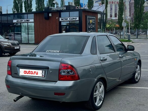 2007 Lada (ВАЗ) Priora I, серый, 182000 рублей - вид 4