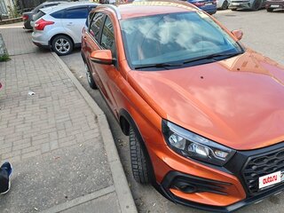 2018 Lada (ВАЗ) Vesta SW I, оранжевый, 827000 рублей, вид 3