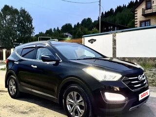 2013 Hyundai Santa Fe III, чёрный, 1660000 рублей, вид 2