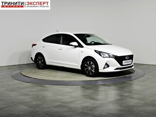 2021 Hyundai Solaris II Рестайлинг, белый, 1496000 рублей, вид 3