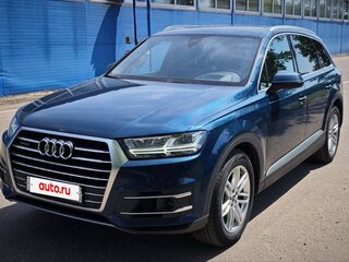 2018 Audi Q7 II (4M), синий, 4340000 рублей, вид 1