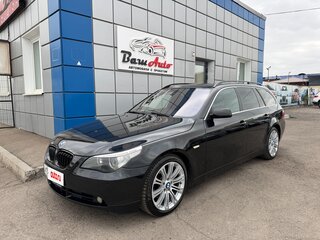 2007 BMW 5 серии 525d V (E60/E61), чёрный, 997000 рублей, вид 2