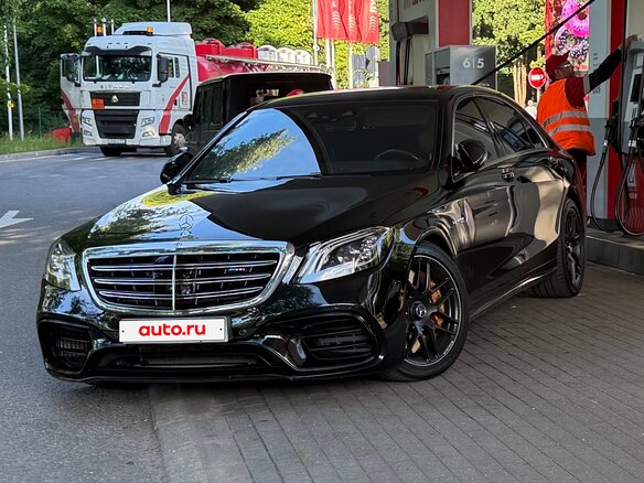 2018 Mercedes-Benz S-Класс AMG 63 AMG Long III (W222, C217) Рестайлинг, чёрный
