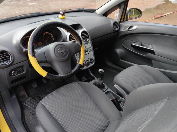 2011 Opel Corsa D Рестайлинг I, жёлтый, 350000 рублей - вид 8