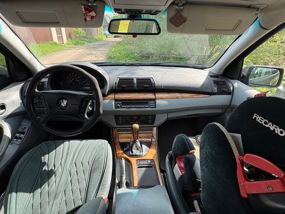 2003 BMW X5 3.0i I (E53), серый - вид 12