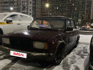 2008 Lada (ВАЗ) 2107, пурпурный, 100000 рублей, вид 2