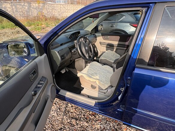 2005 Nissan X-Trail I Рестайлинг, синий, 550000 рублей - вид 5