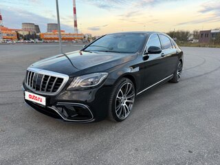 2013 Mercedes-Benz S-Класс 500 Long VI (W222, C217), чёрный, 4990000 рублей, вид 1