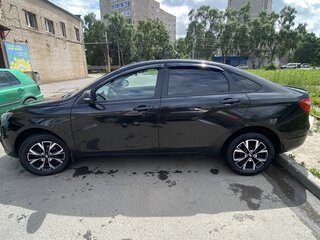 2016 Lada (ВАЗ) Vesta I, чёрный, 900000 рублей, вид 4