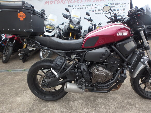 2017 Yamaha XSR700, красный - вид 11