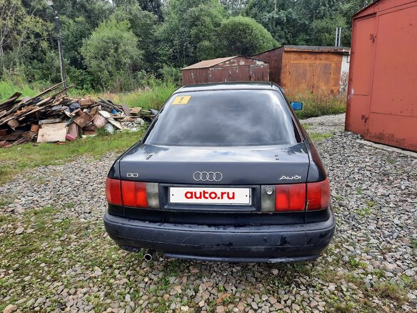 1994 Audi 80 V (B4), чёрный - вид 6