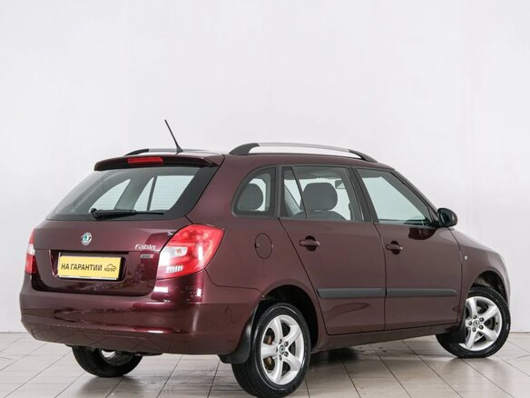 2012 Skoda Fabia II Рестайлинг, красный, 729000 рублей - вид 5