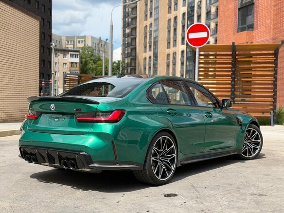 2022 BMW M3 Competition Package VI (G80), зелёный, 11500000 рублей - вид 10