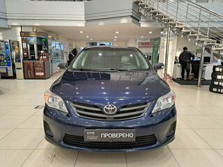 2010 Toyota Corolla X (E140, E150) Рестайлинг, синий, 950000 рублей, вид 2