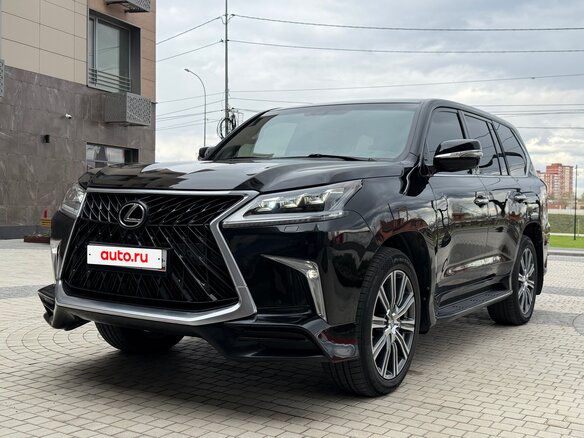 2017 Lexus LX 450d III Рестайлинг 2, чёрный, 7500000 рублей - вид 3