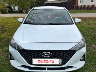 2020 Hyundai Solaris II Рестайлинг, белый, 1250000 рублей, вид 1