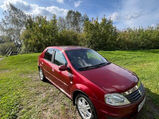 2010 Renault Logan I Рестайлинг, красный, 475000 рублей, вид 3