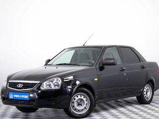 2013 Lada (ВАЗ) Priora I, чёрный, 469000 рублей, вид 3